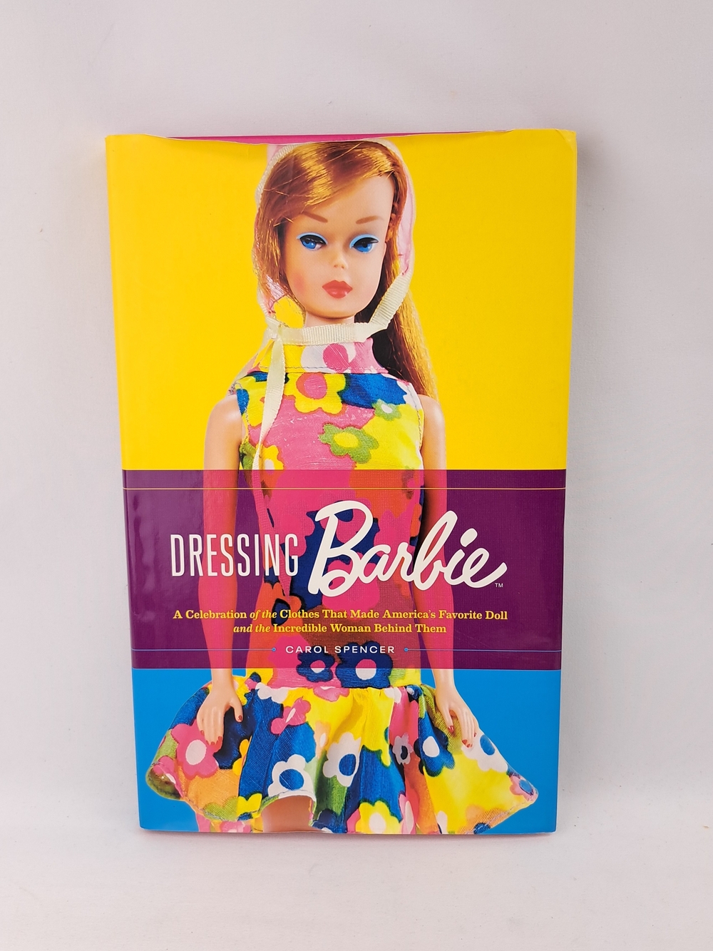 Dressing Barbie Book – Barbie Floral Cover (Yellow, Pink, Blue)